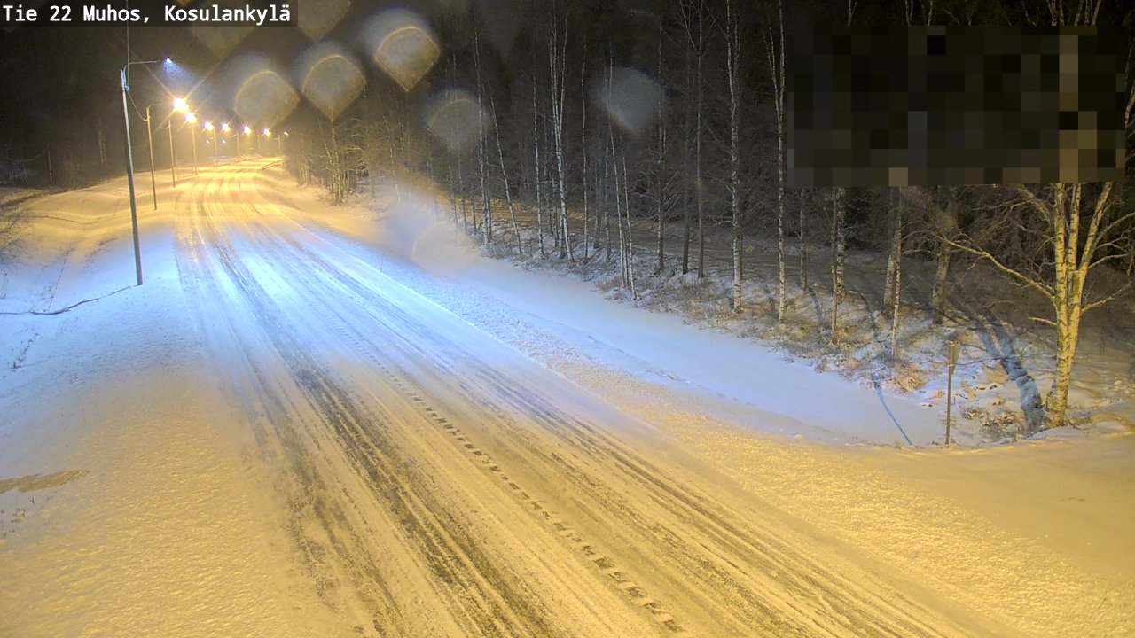 Kelikamerat Kuva Tie 22 Muhos, Kosulankylä, Muhos, Pohjois-Pohjanmaa