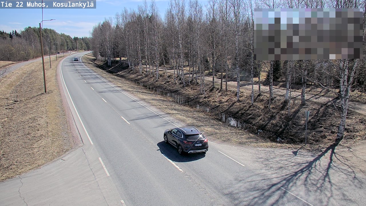 Kelikamerat Kuva Tie 22 Muhos, Kosulankylä, Muhos, Pohjois-Pohjanmaa