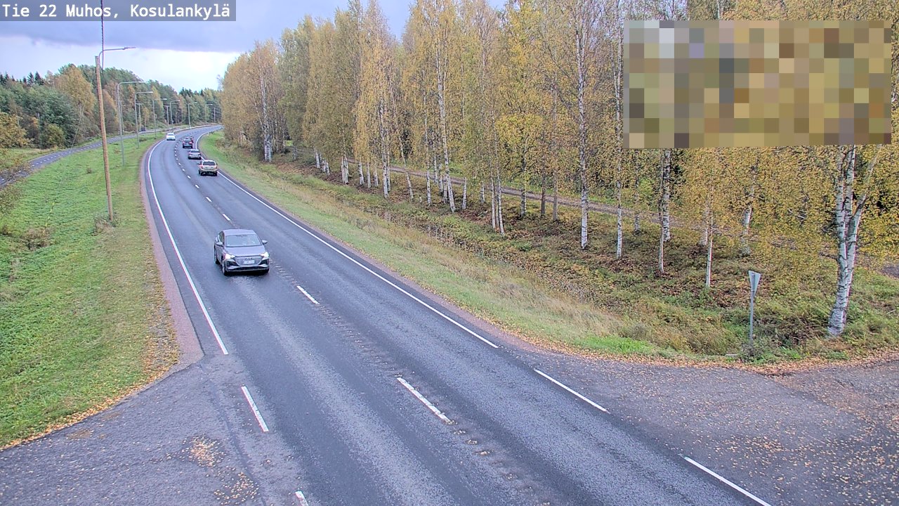 Kelikamerat Kuva Tie 22 Muhos, Kosulankylä, Muhos, Pohjois-Pohjanmaa