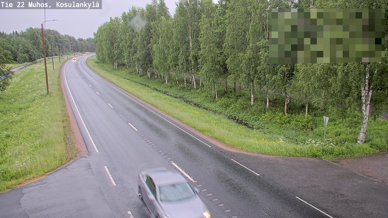 Kelikamerat Kuva Tie 22 Muhos, Kosulankylä, Muhos, Pohjois-Pohjanmaa