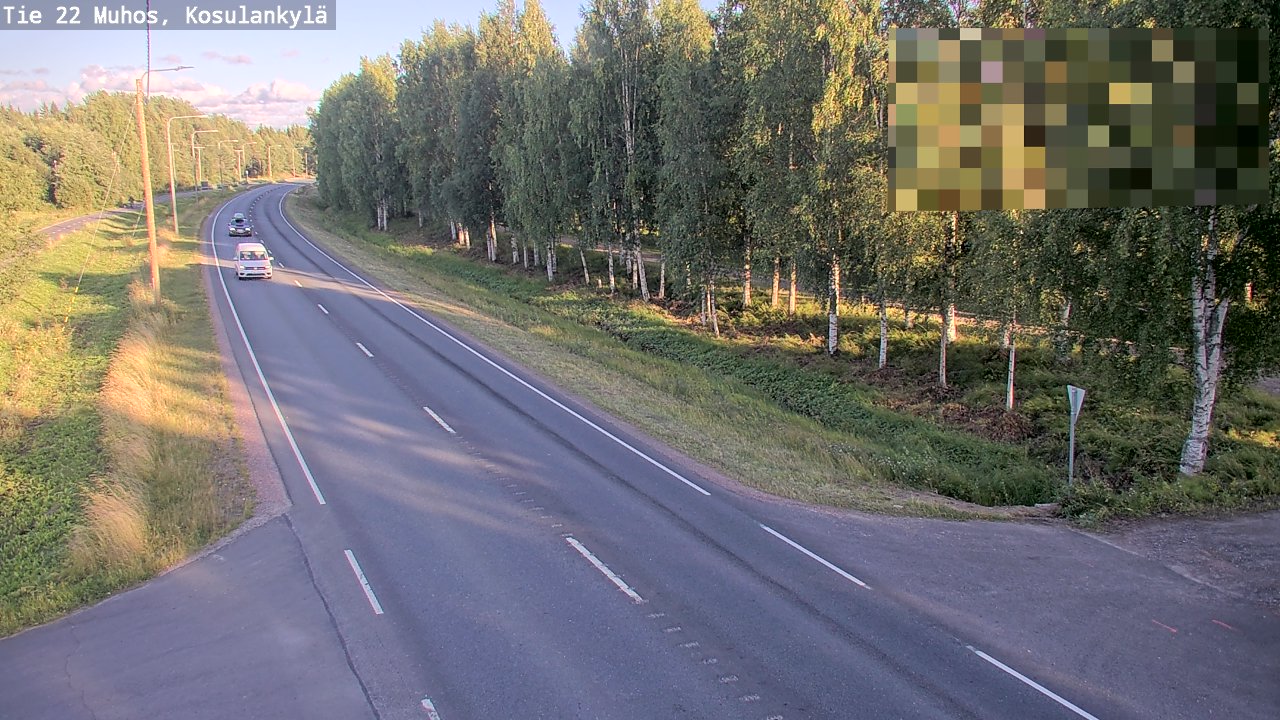 Kelikamerat Kuva Tie 22 Muhos, Kosulankylä, Muhos, Pohjois-Pohjanmaa