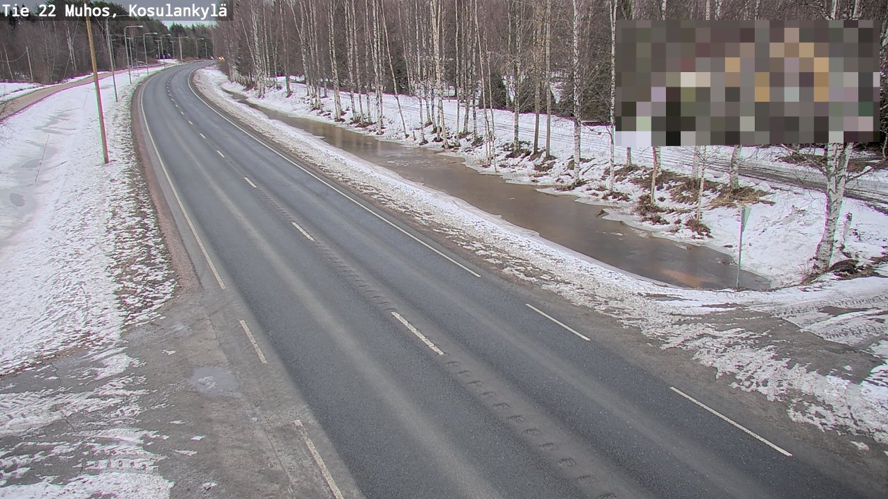 Kelikamerat Kuva Tie 22 Muhos, Kosulankylä, Muhos, Pohjois-Pohjanmaa