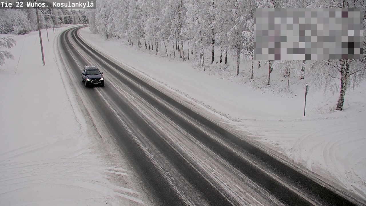 Kelikamerat Kuva Tie 22 Muhos, Kosulankylä, Muhos, Pohjois-Pohjanmaa