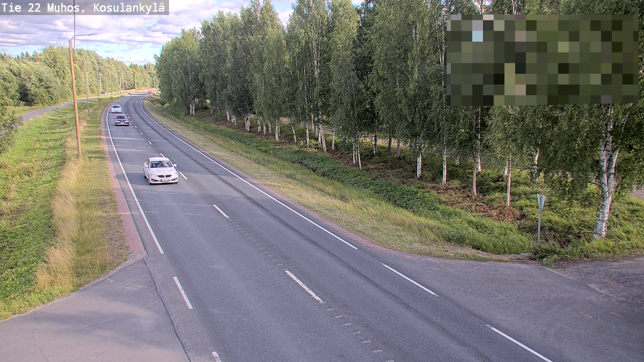 Kelikamerat Kuva Tie 22 Muhos, Kosulankylä, Muhos, Pohjois-Pohjanmaa