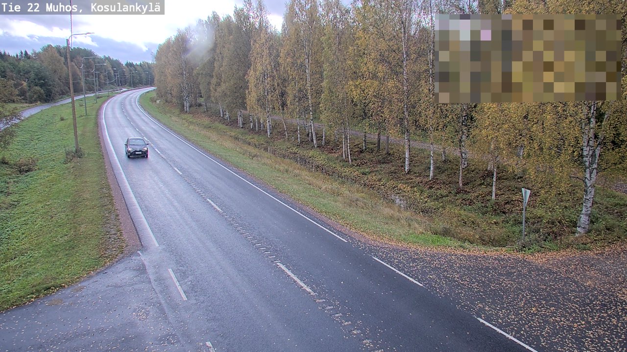 Kelikamerat Kuva Tie 22 Muhos, Kosulankylä, Muhos, Pohjois-Pohjanmaa
