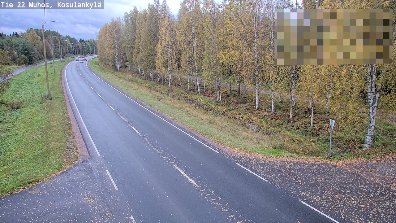Kelikamerat Kuva Tie 22 Muhos, Kosulankylä, Muhos, Pohjois-Pohjanmaa