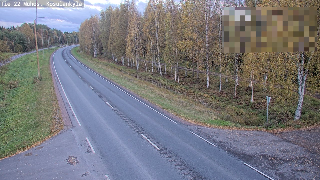 Kelikamerat Kuva Tie 22 Muhos, Kosulankylä, Muhos, Pohjois-Pohjanmaa