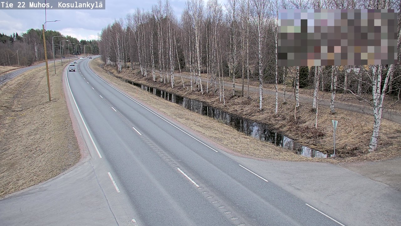 Kelikamerat Kuva Tie 22 Muhos, Kosulankylä, Muhos, Pohjois-Pohjanmaa