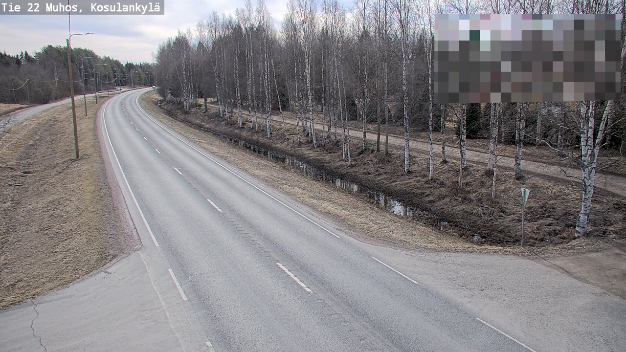 Kelikamerat Kuva Tie 22 Muhos, Kosulankylä, Muhos, Pohjois-Pohjanmaa