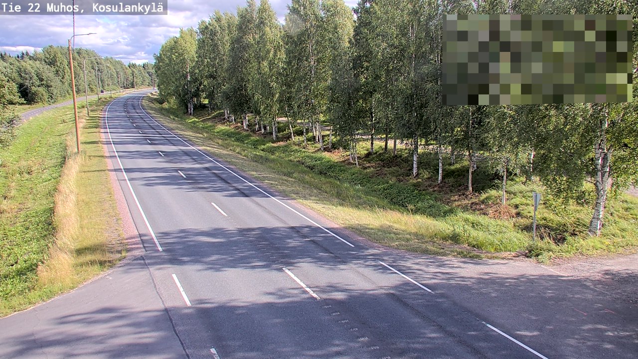 Kelikamerat Kuva Tie 22 Muhos, Kosulankylä, Muhos, Pohjois-Pohjanmaa