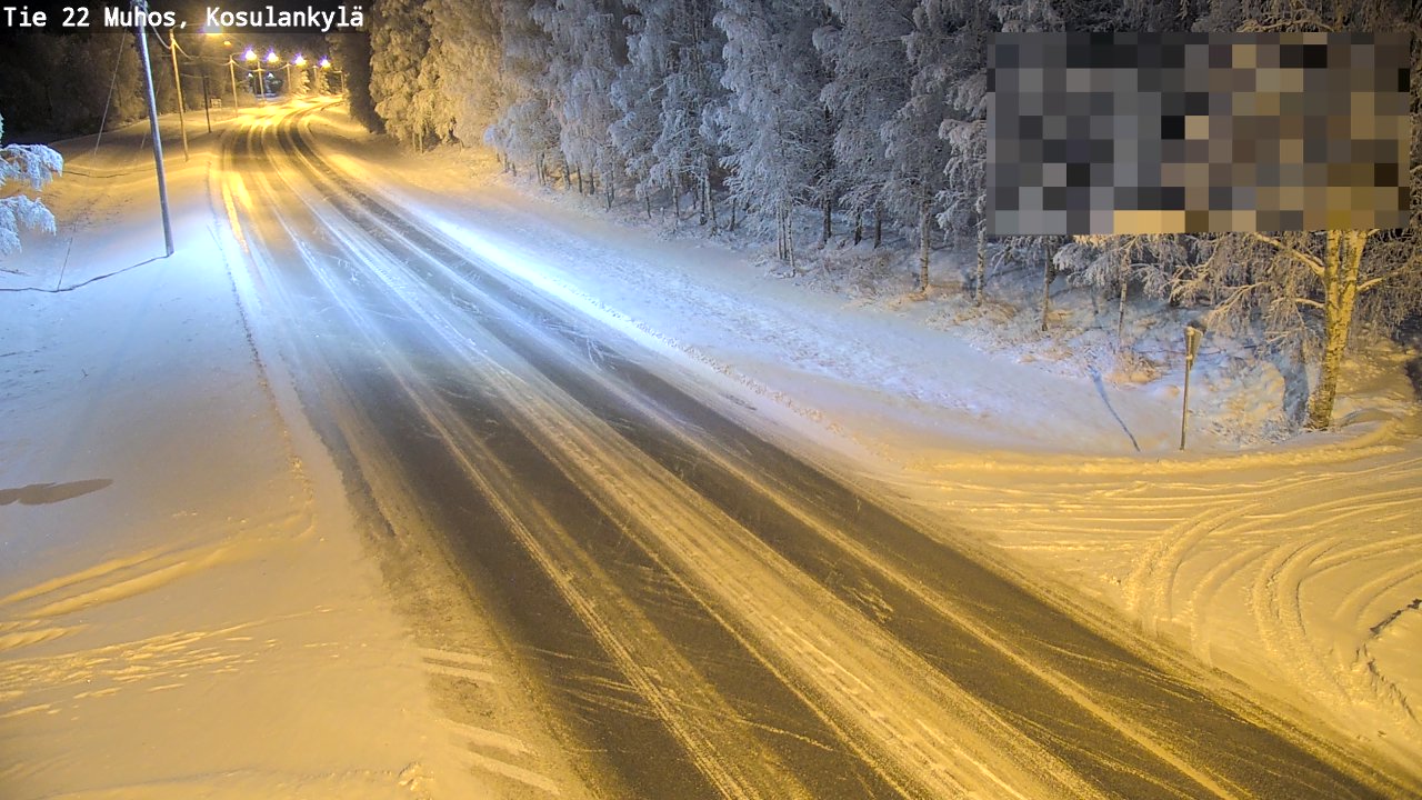 Kelikamerat Kuva Tie 22 Muhos, Kosulankylä, Muhos, Pohjois-Pohjanmaa