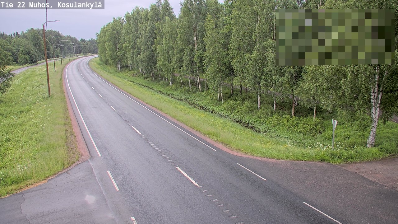 Kelikamerat Kuva Tie 22 Muhos, Kosulankylä, Muhos, Pohjois-Pohjanmaa
