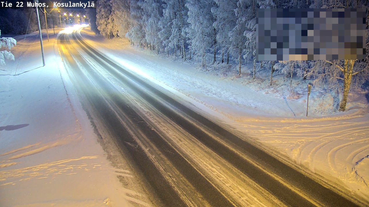 Kelikamerat Kuva Tie 22 Muhos, Kosulankylä, Muhos, Pohjois-Pohjanmaa