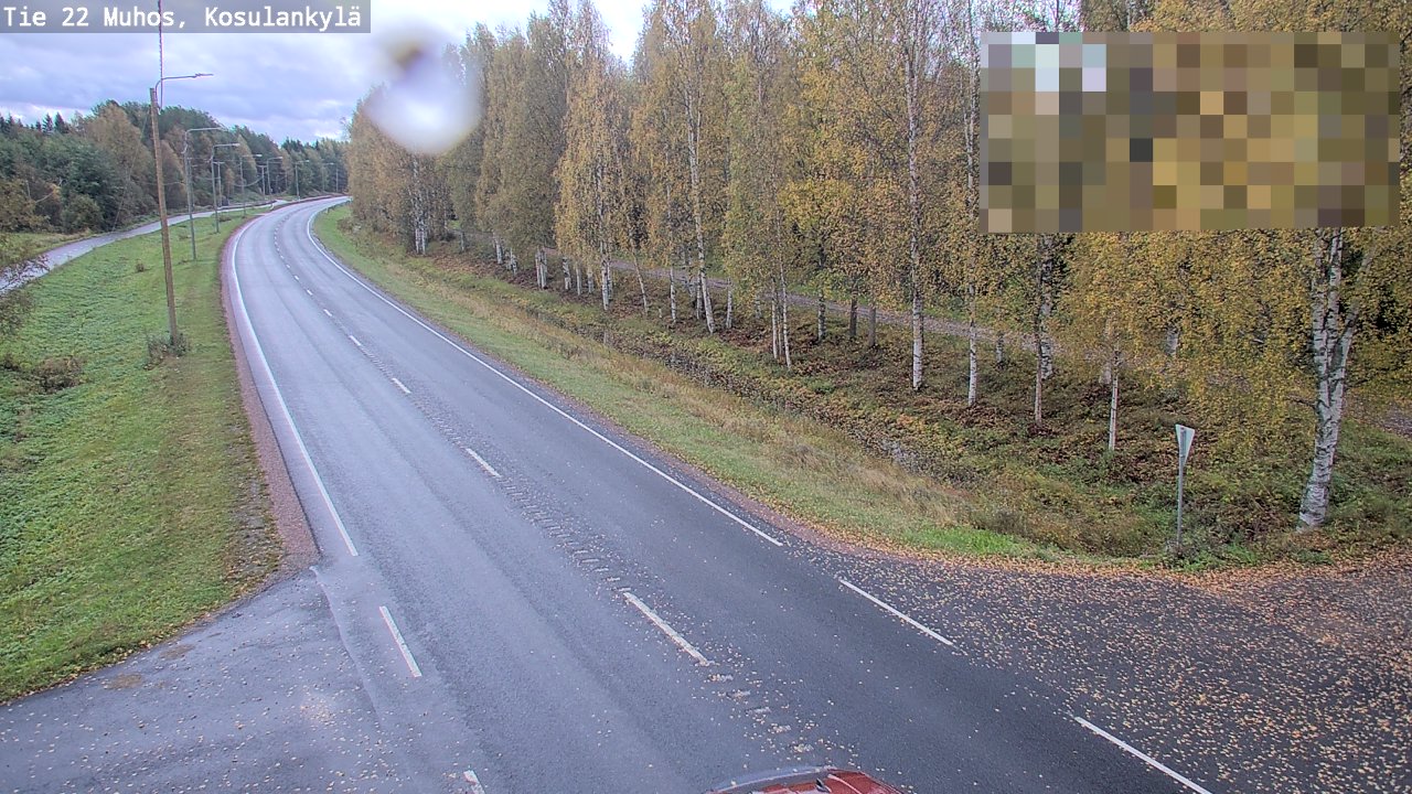Kelikamerat Kuva Tie 22 Muhos, Kosulankylä, Muhos, Pohjois-Pohjanmaa
