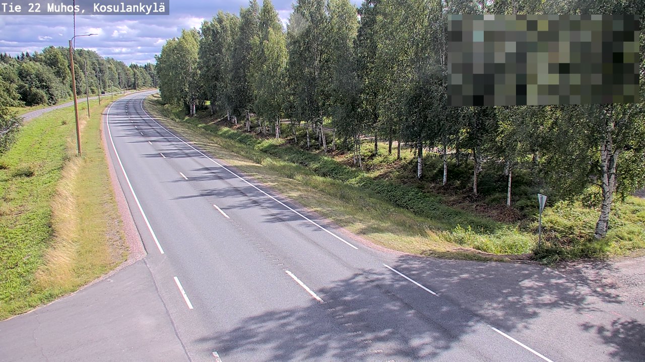 Kelikamerat Kuva Tie 22 Muhos, Kosulankylä, Muhos, Pohjois-Pohjanmaa