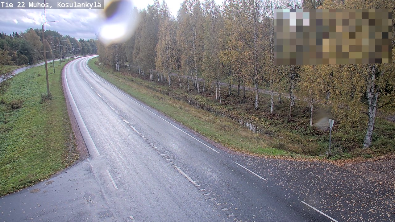 Kelikamerat Kuva Tie 22 Muhos, Kosulankylä, Muhos, Pohjois-Pohjanmaa