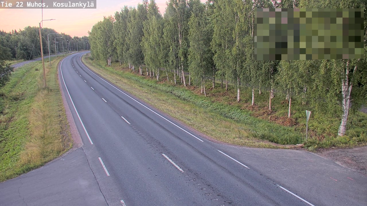 Kelikamerat Kuva Tie 22 Muhos, Kosulankylä, Muhos, Pohjois-Pohjanmaa