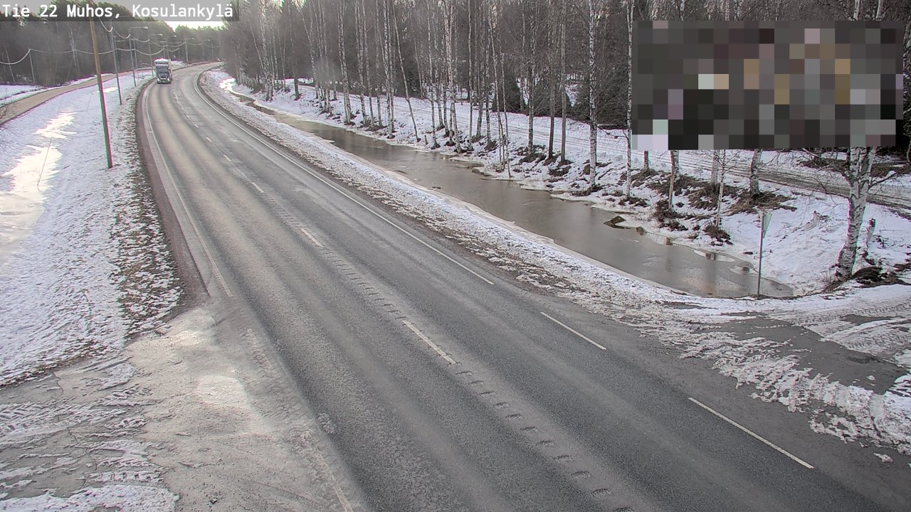 Kelikamerat Kuva Tie 22 Muhos, Kosulankylä, Muhos, Pohjois-Pohjanmaa