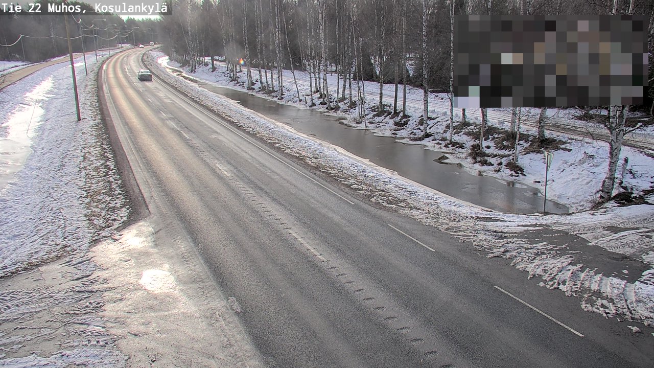 Kelikamerat Kuva Tie 22 Muhos, Kosulankylä, Muhos, Pohjois-Pohjanmaa