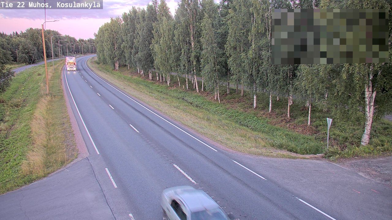 Kelikamerat Kuva Tie 22 Muhos, Kosulankylä, Muhos, Pohjois-Pohjanmaa