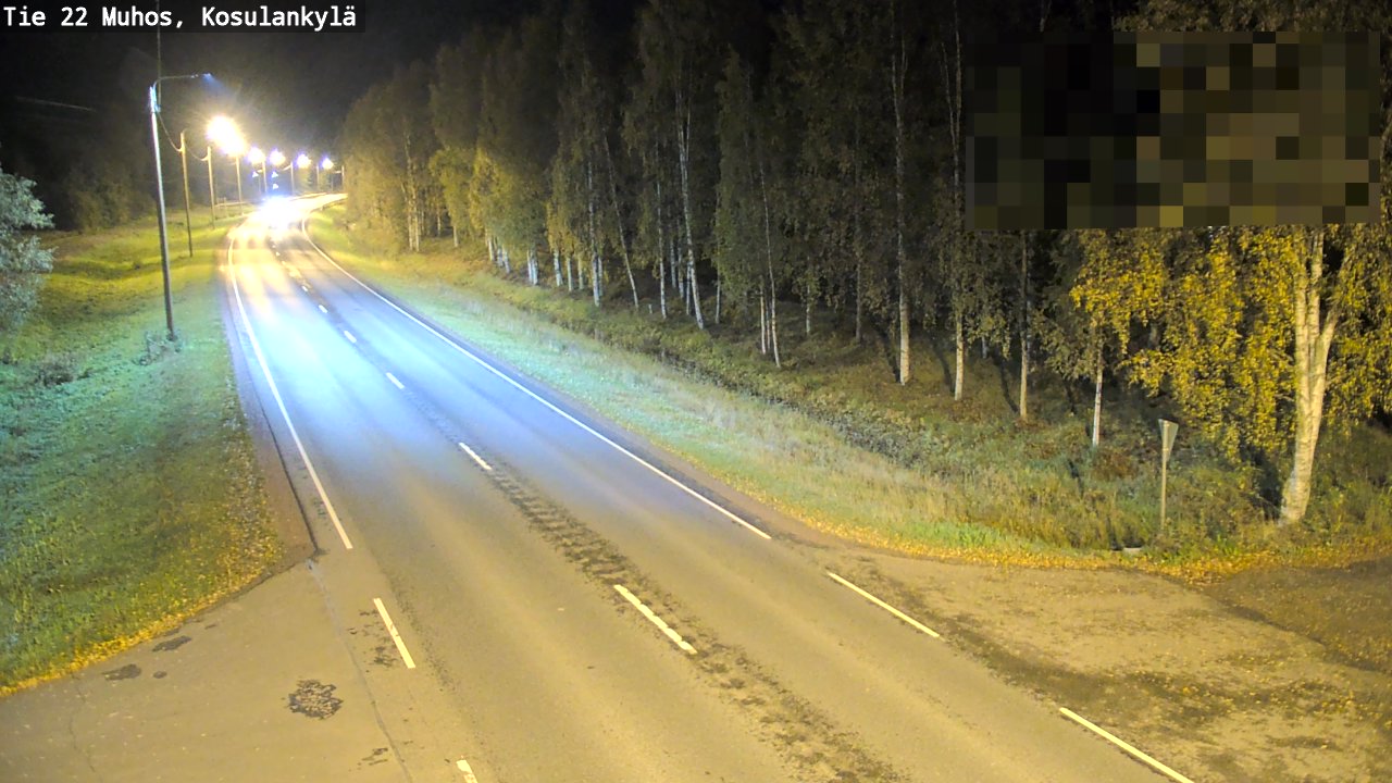 Kelikamerat Kuva Tie 22 Muhos, Kosulankylä, Muhos, Pohjois-Pohjanmaa