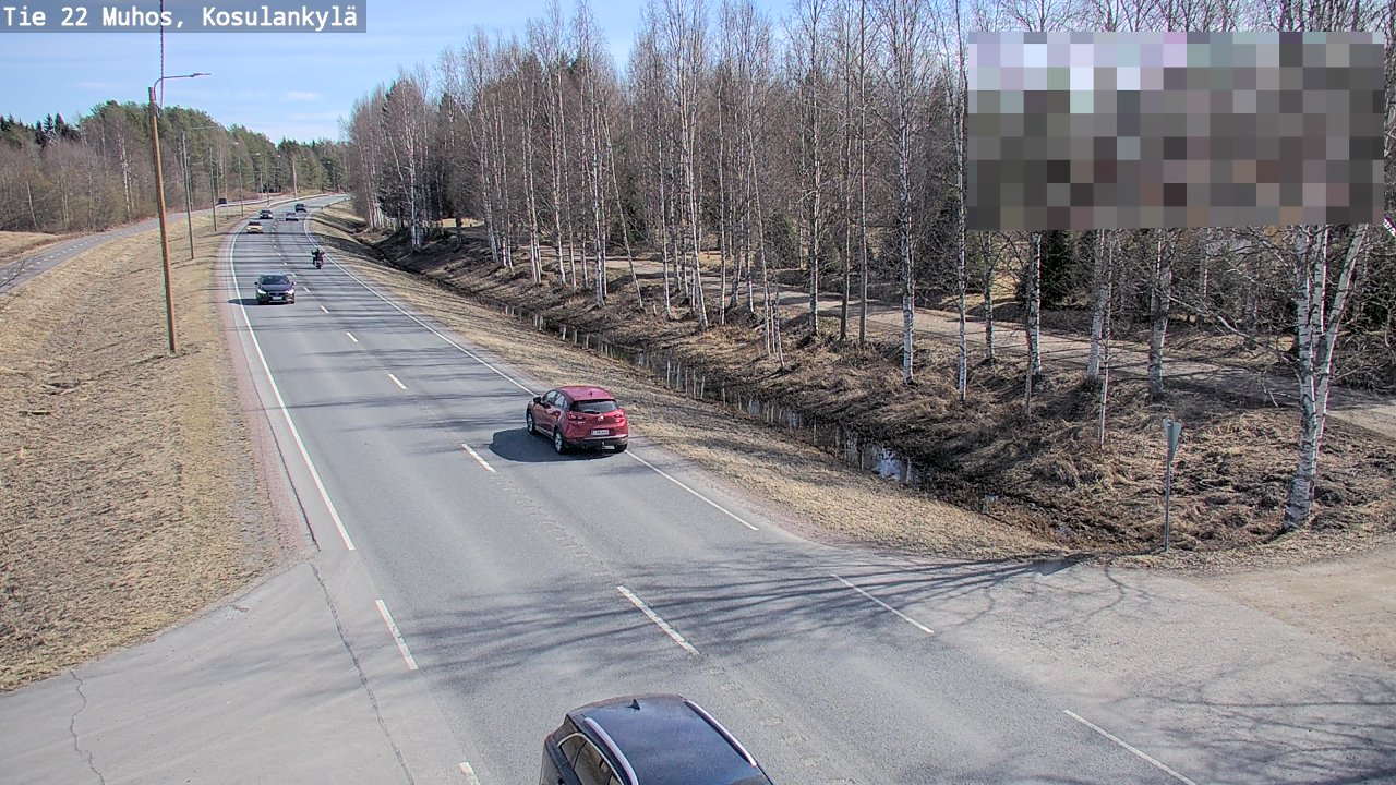 Kelikamerat Kuva Tie 22 Muhos, Kosulankylä, Muhos, Pohjois-Pohjanmaa
