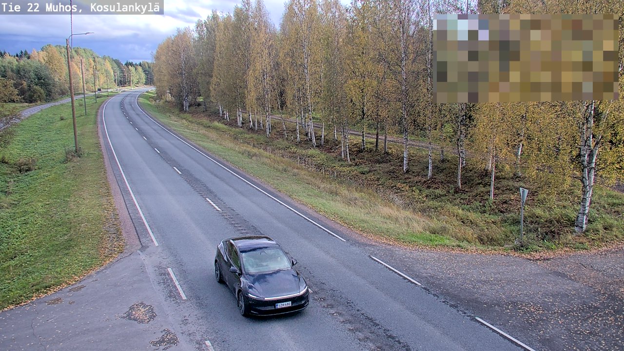 Kelikamerat Kuva Tie 22 Muhos, Kosulankylä, Muhos, Pohjois-Pohjanmaa