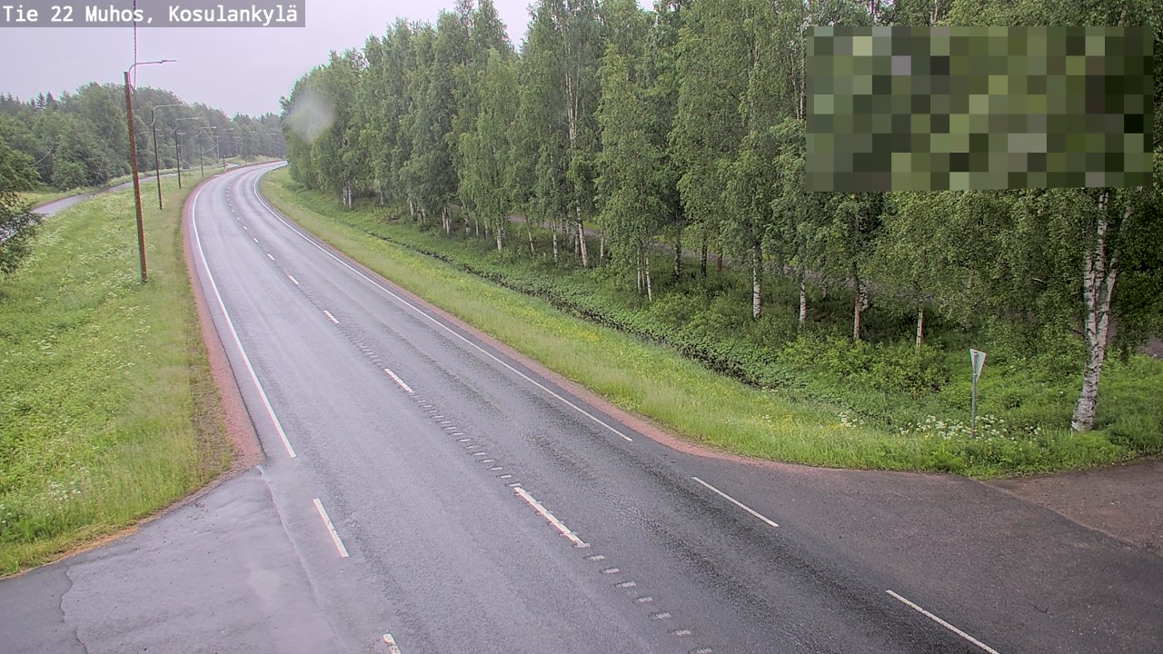 Kelikamerat Kuva Tie 22 Muhos, Kosulankylä, Muhos, Pohjois-Pohjanmaa