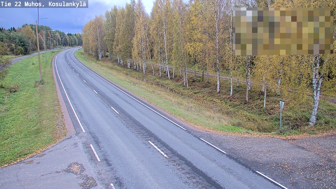 Kelikamerat Kuva Tie 22 Muhos, Kosulankylä, Muhos, Pohjois-Pohjanmaa