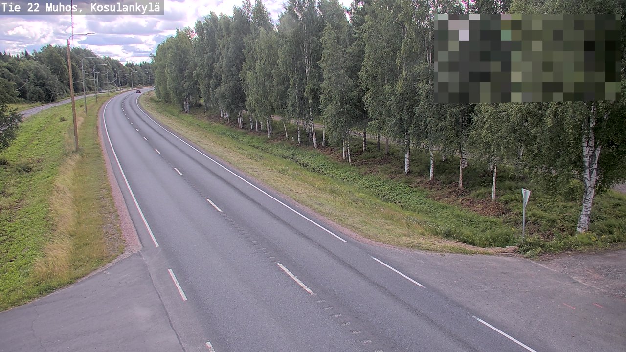 Kelikamerat Kuva Tie 22 Muhos, Kosulankylä, Muhos, Pohjois-Pohjanmaa