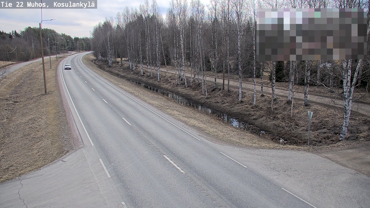 Kelikamerat Kuva Tie 22 Muhos, Kosulankylä, Muhos, Pohjois-Pohjanmaa