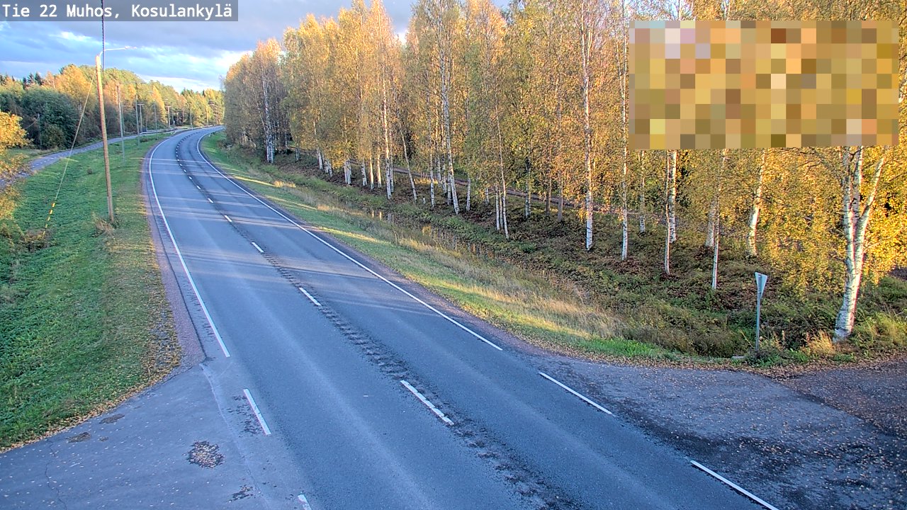 Kelikamerat Kuva Tie 22 Muhos, Kosulankylä, Muhos, Pohjois-Pohjanmaa