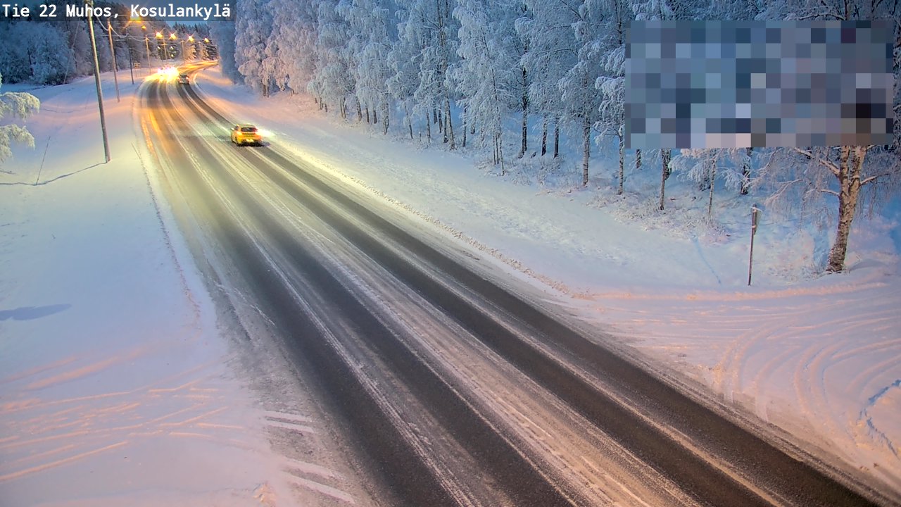 Kelikamerat Kuva Tie 22 Muhos, Kosulankylä, Muhos, Pohjois-Pohjanmaa