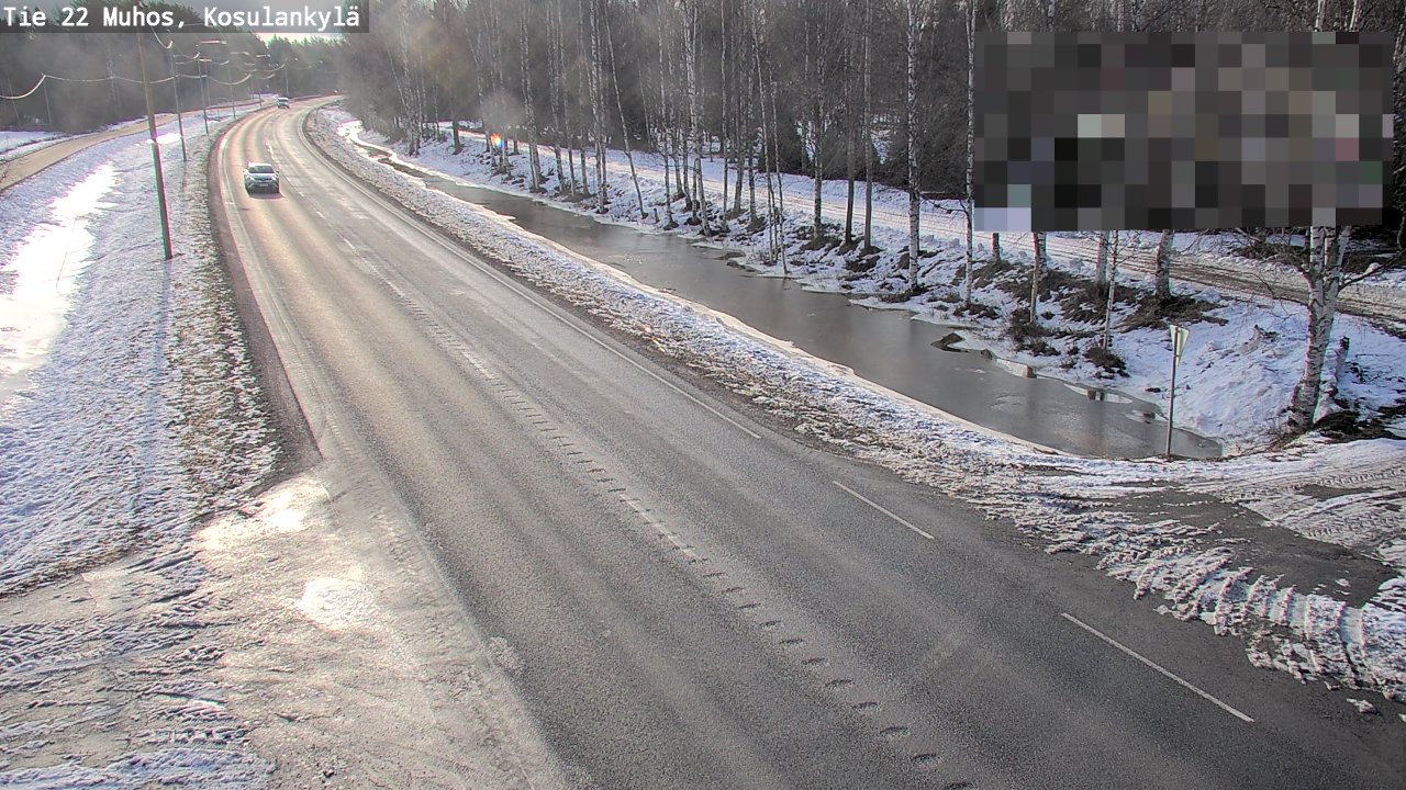 Kelikamerat Kuva Tie 22 Muhos, Kosulankylä, Muhos, Pohjois-Pohjanmaa