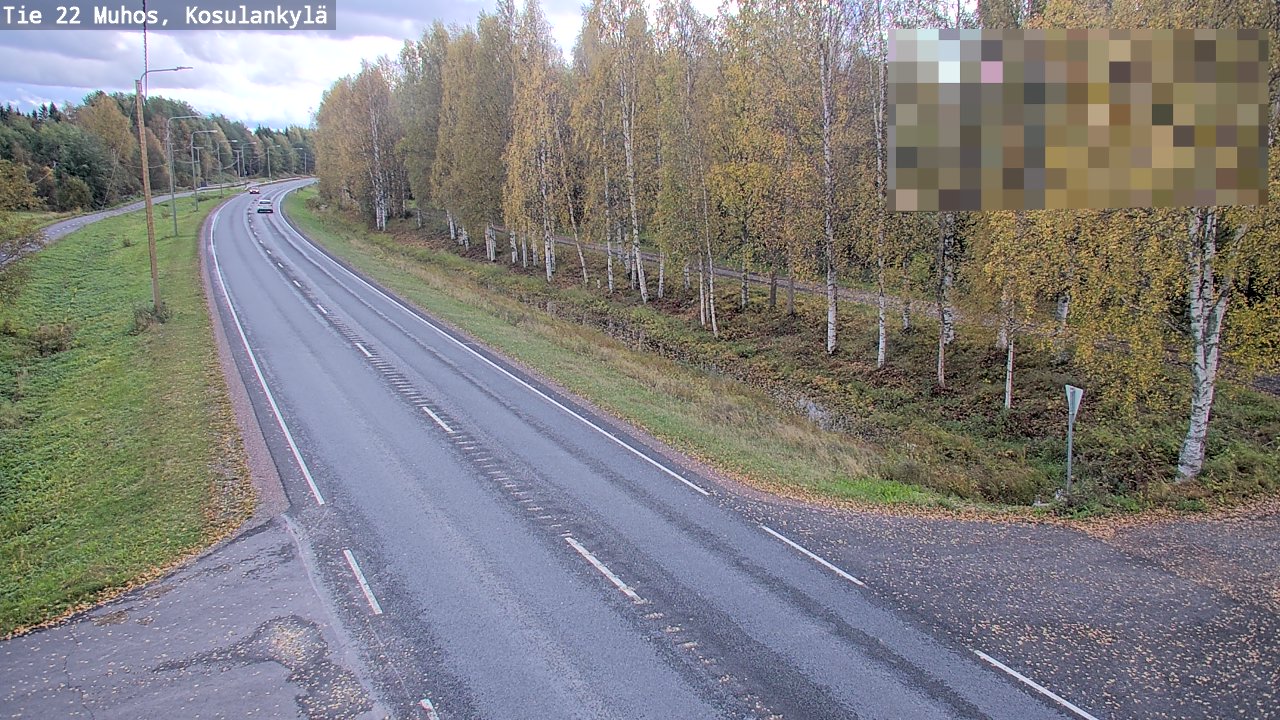 Kelikamerat Kuva Tie 22 Muhos, Kosulankylä, Muhos, Pohjois-Pohjanmaa