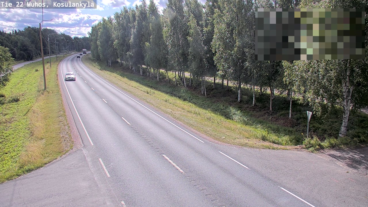 Kelikamerat Kuva Tie 22 Muhos, Kosulankylä, Muhos, Pohjois-Pohjanmaa
