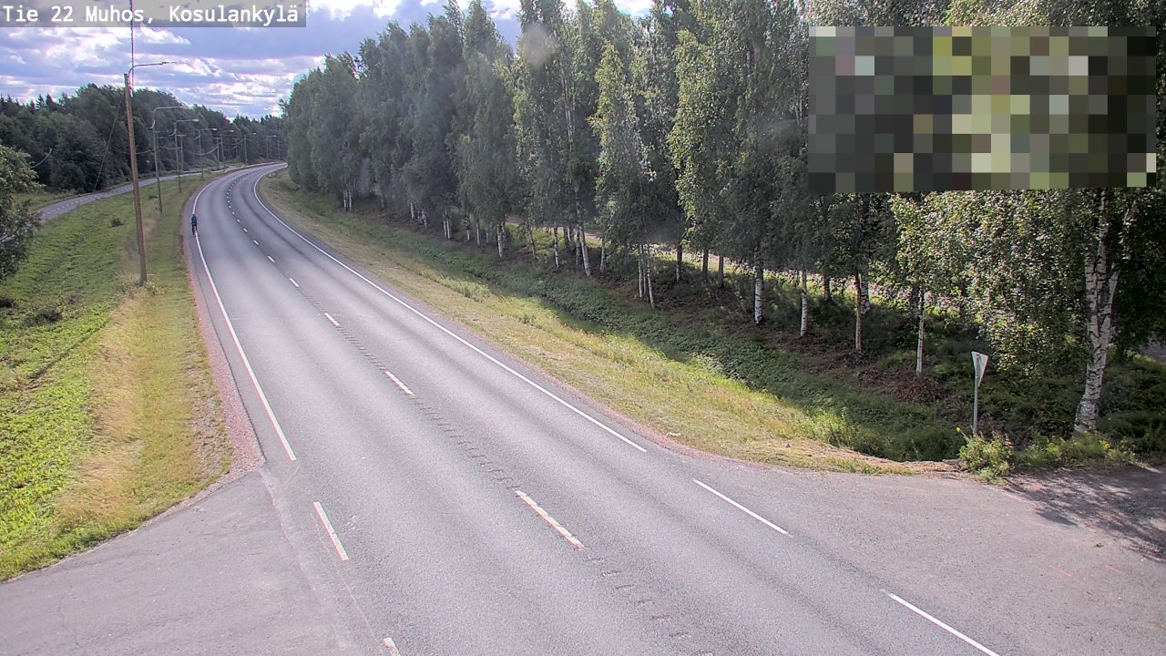 Kelikamerat Kuva Tie 22 Muhos, Kosulankylä, Muhos, Pohjois-Pohjanmaa