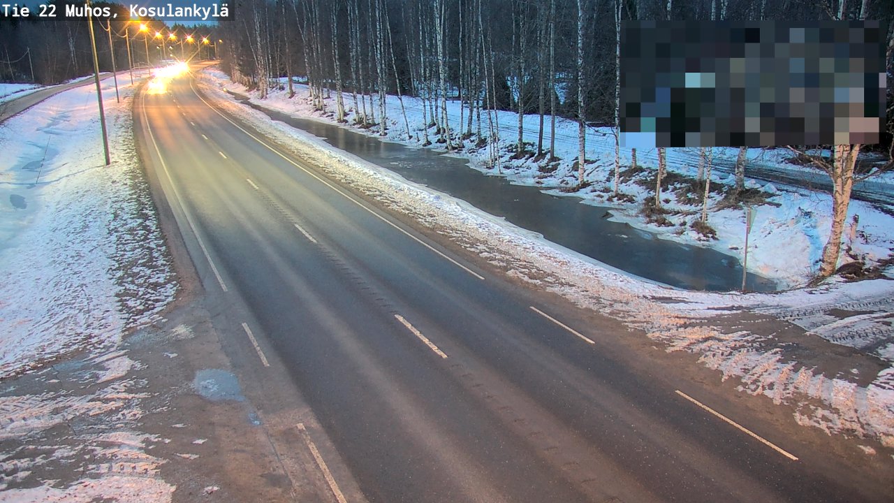 Kelikamerat Kuva Tie 22 Muhos, Kosulankylä, Muhos, Pohjois-Pohjanmaa