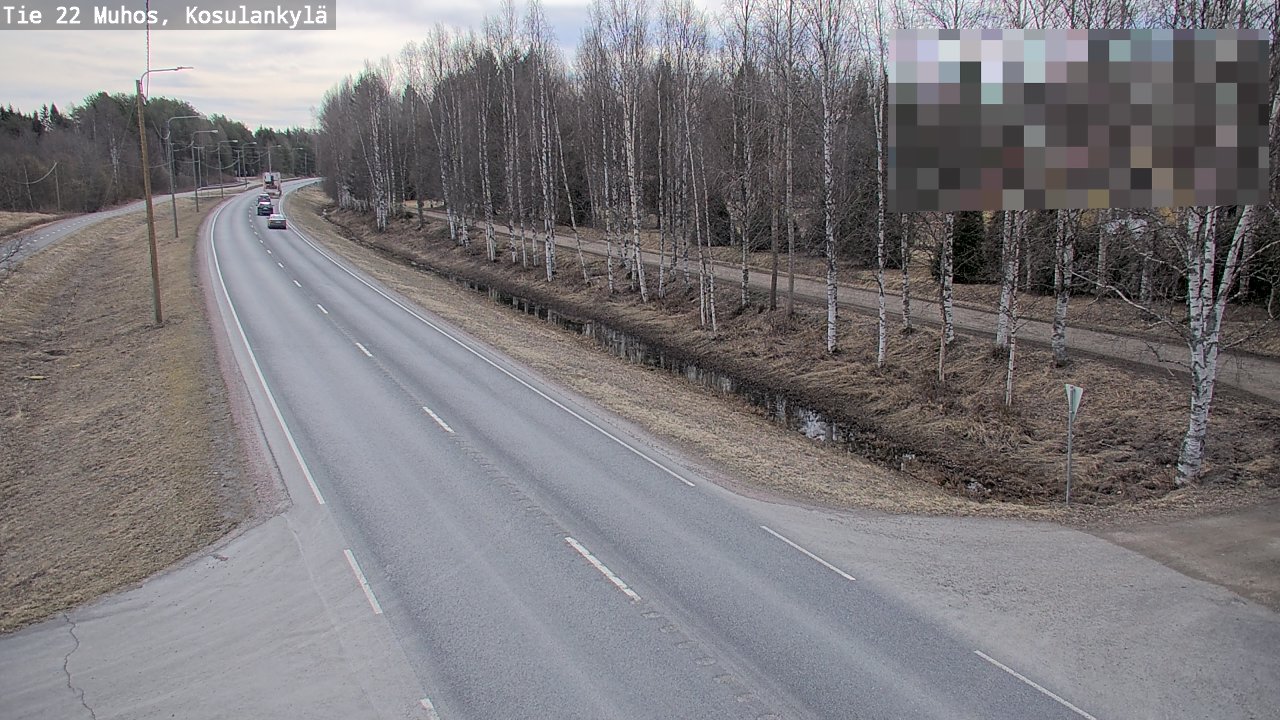 Kelikamerat Kuva Tie 22 Muhos, Kosulankylä, Muhos, Pohjois-Pohjanmaa