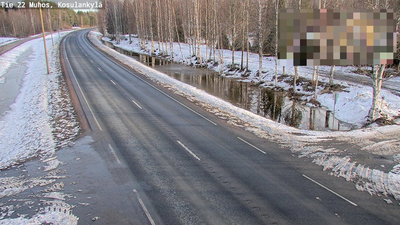 Kelikamerat Kuva Tie 22 Muhos, Kosulankylä, Muhos, Pohjois-Pohjanmaa