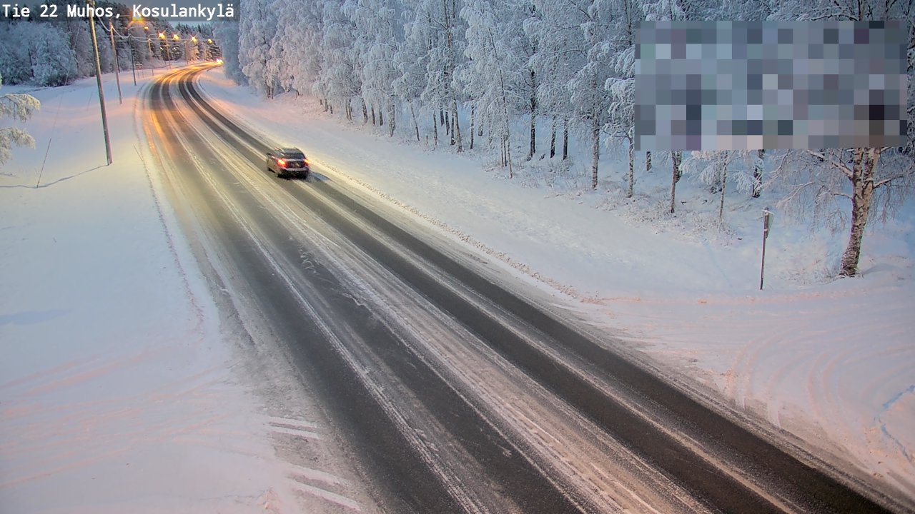Kelikamerat Kuva Tie 22 Muhos, Kosulankylä, Muhos, Pohjois-Pohjanmaa