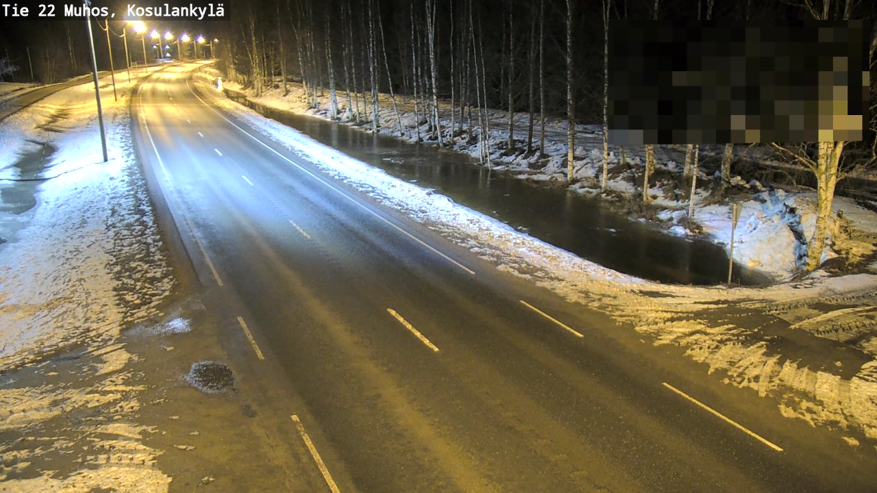 Kelikamerat Kuva Tie 22 Muhos, Kosulankylä, Muhos, Pohjois-Pohjanmaa