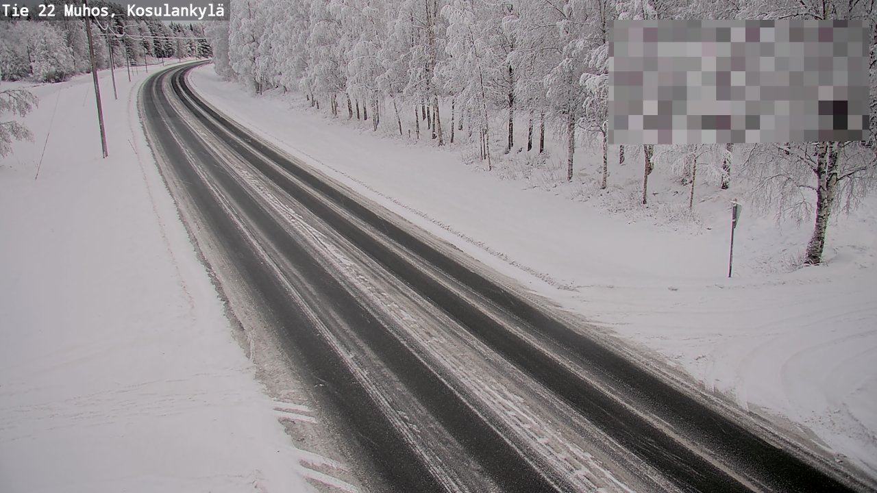 Kelikamerat Kuva Tie 22 Muhos, Kosulankylä, Muhos, Pohjois-Pohjanmaa