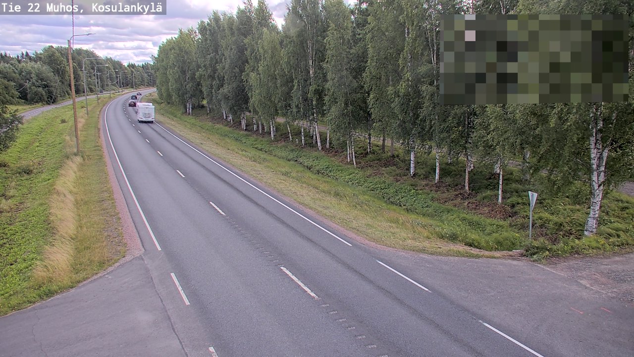 Kelikamerat Kuva Tie 22 Muhos, Kosulankylä, Muhos, Pohjois-Pohjanmaa