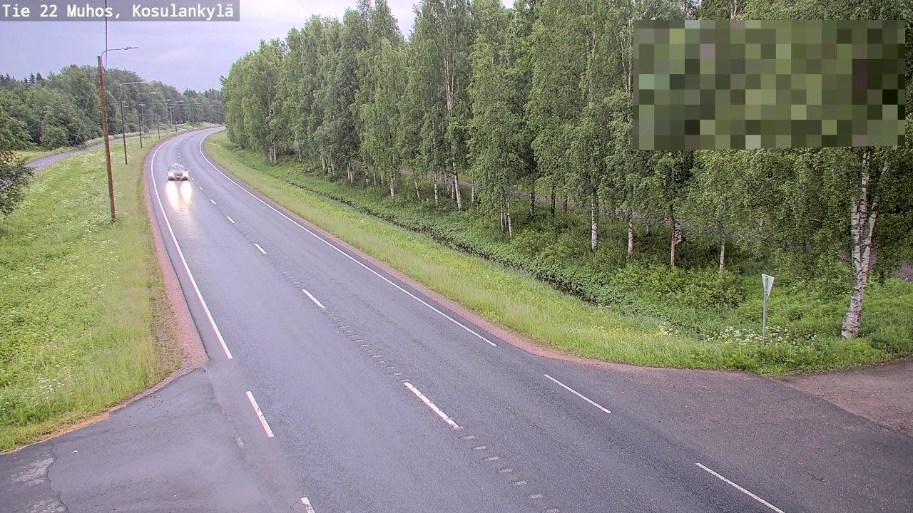 Kelikamerat Kuva Tie 22 Muhos, Kosulankylä, Muhos, Pohjois-Pohjanmaa
