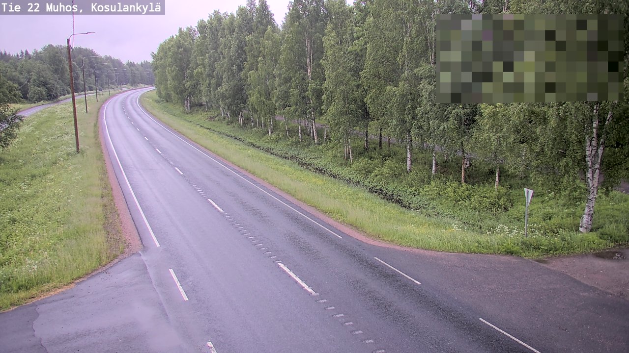 Kelikamerat Kuva Tie 22 Muhos, Kosulankylä, Muhos, Pohjois-Pohjanmaa