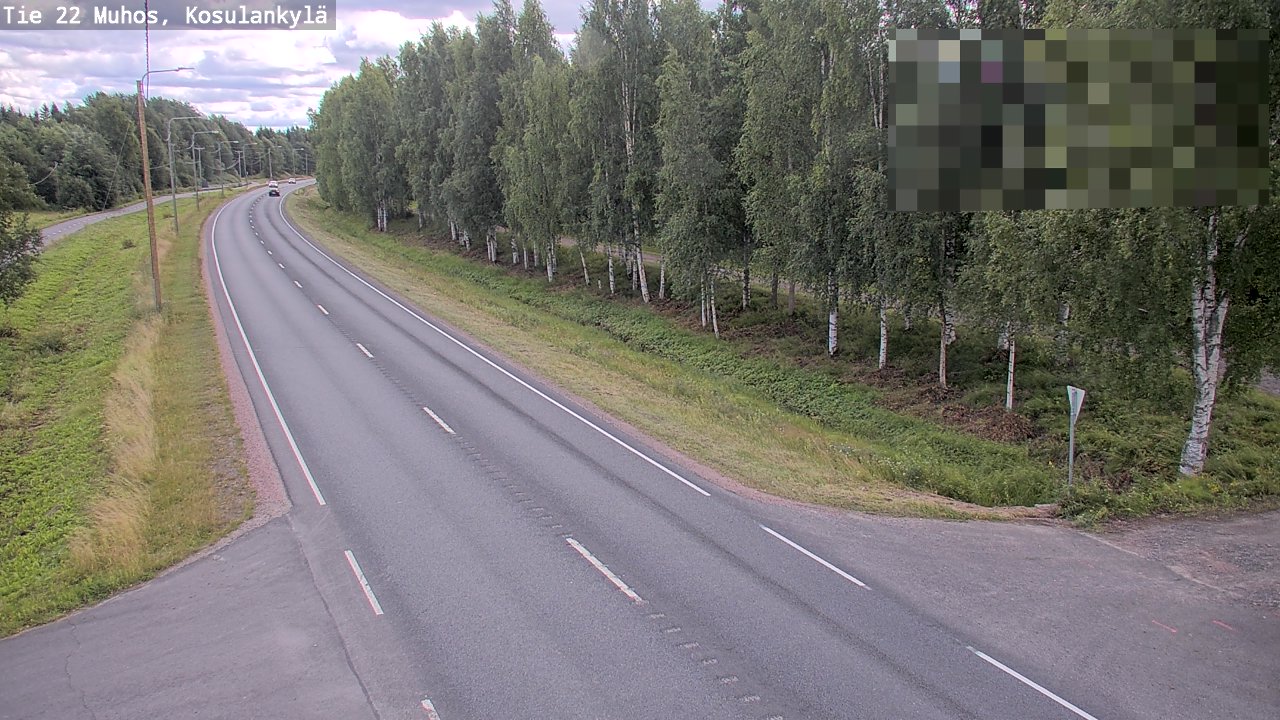 Kelikamerat Kuva Tie 22 Muhos, Kosulankylä, Muhos, Pohjois-Pohjanmaa