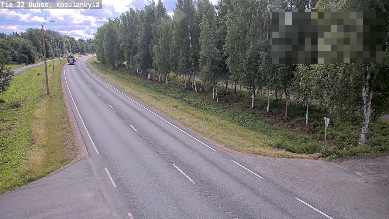 Kelikamerat Kuva Tie 22 Muhos, Kosulankylä, Muhos, Pohjois-Pohjanmaa