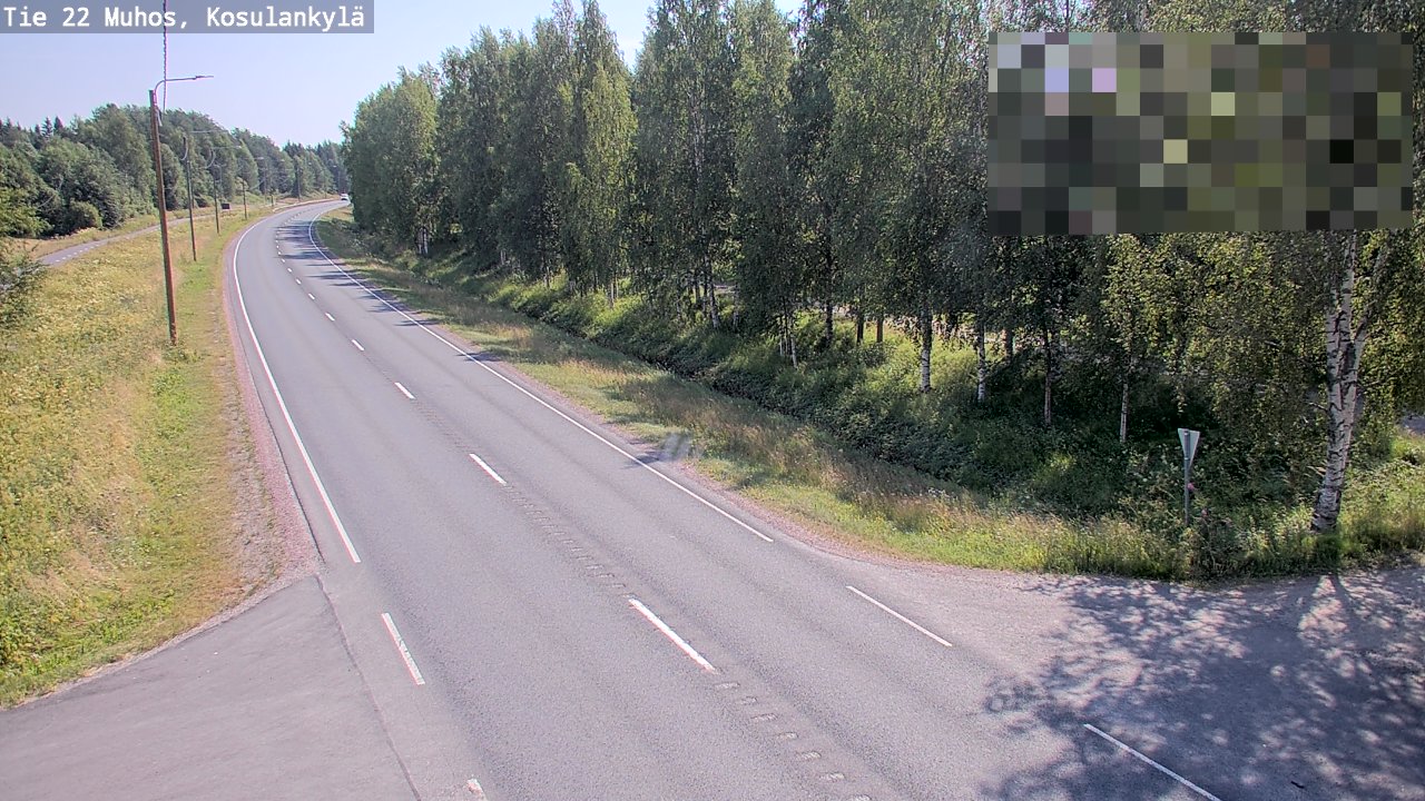 Kelikamerat Kuva Tie 22 Muhos, Kosulankylä, Muhos, Pohjois-Pohjanmaa