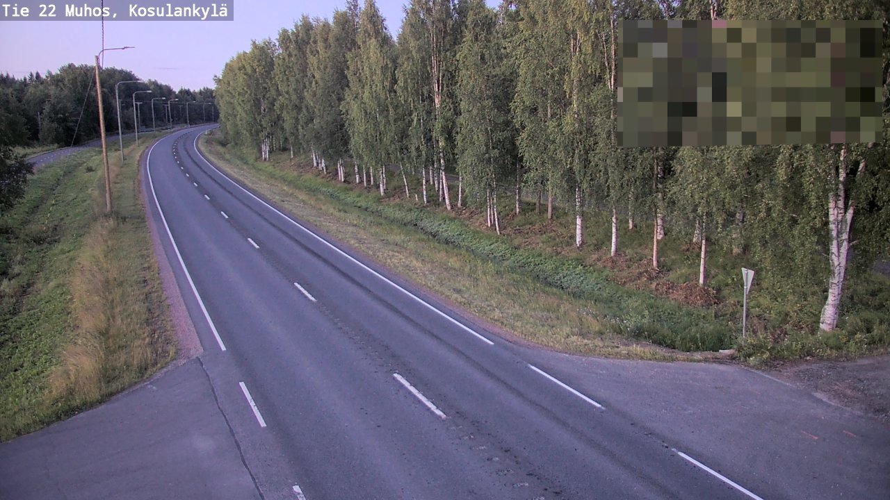 Kelikamerat Kuva Tie 22 Muhos, Kosulankylä, Muhos, Pohjois-Pohjanmaa